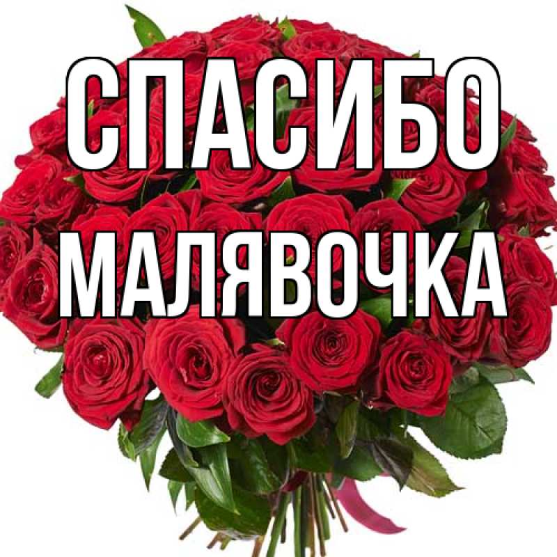 Картинка Спасибо, малявочка