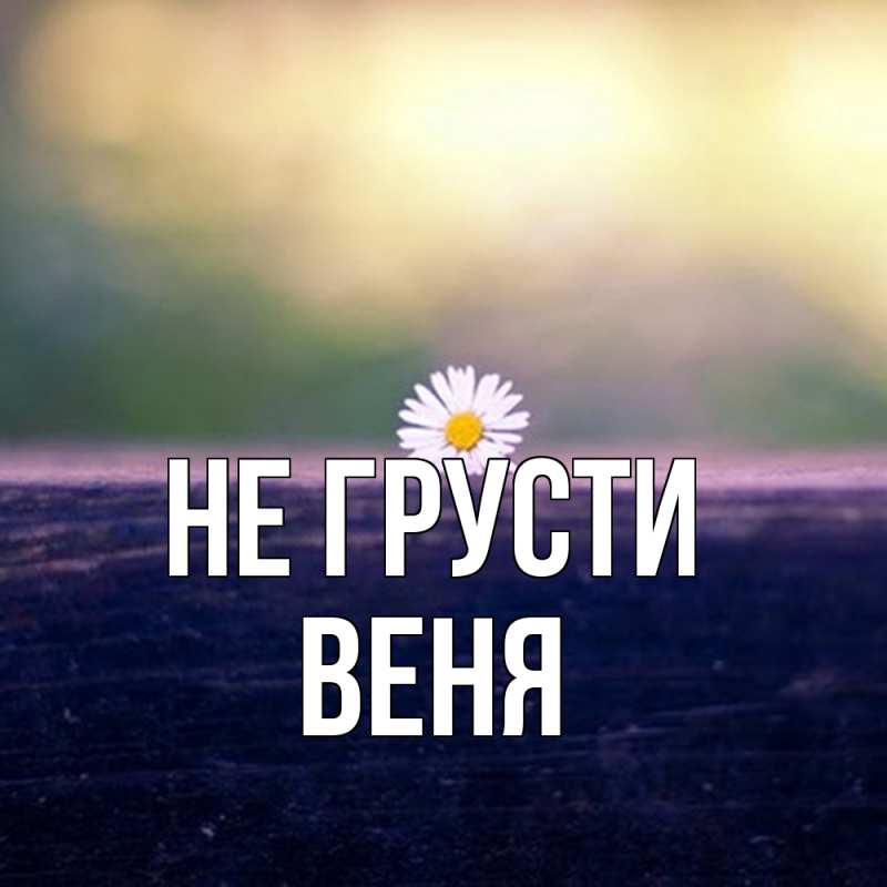 Картинка Не грусти, Веня