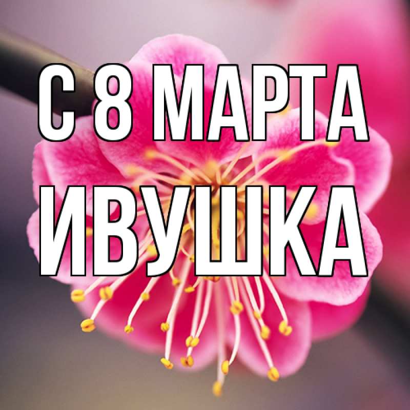 Картинка C 8 МАРТА, Ивушка