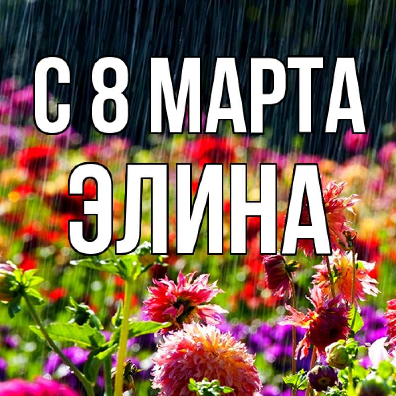 Картинка C 8 МАРТА, Элина