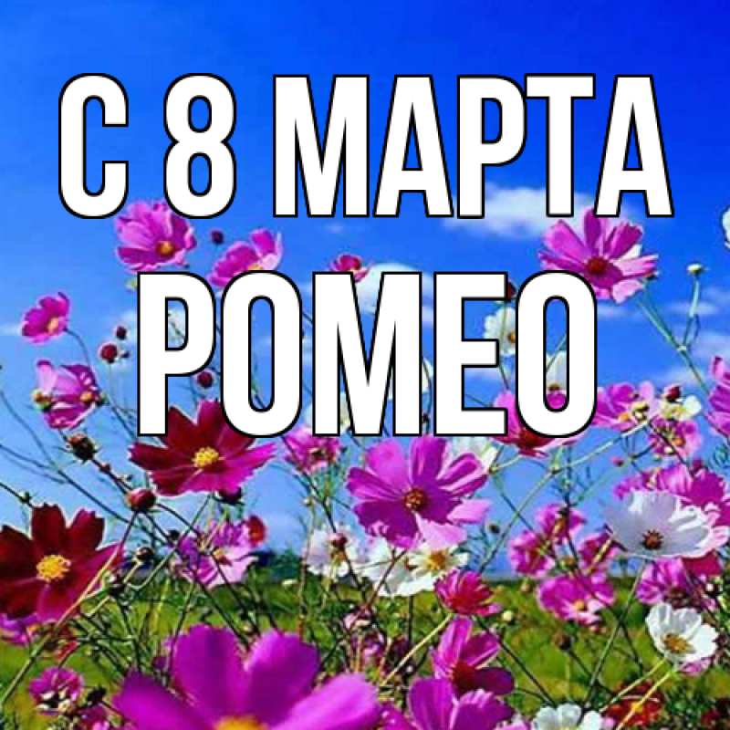 Картинка C 8 МАРТА, Ромео