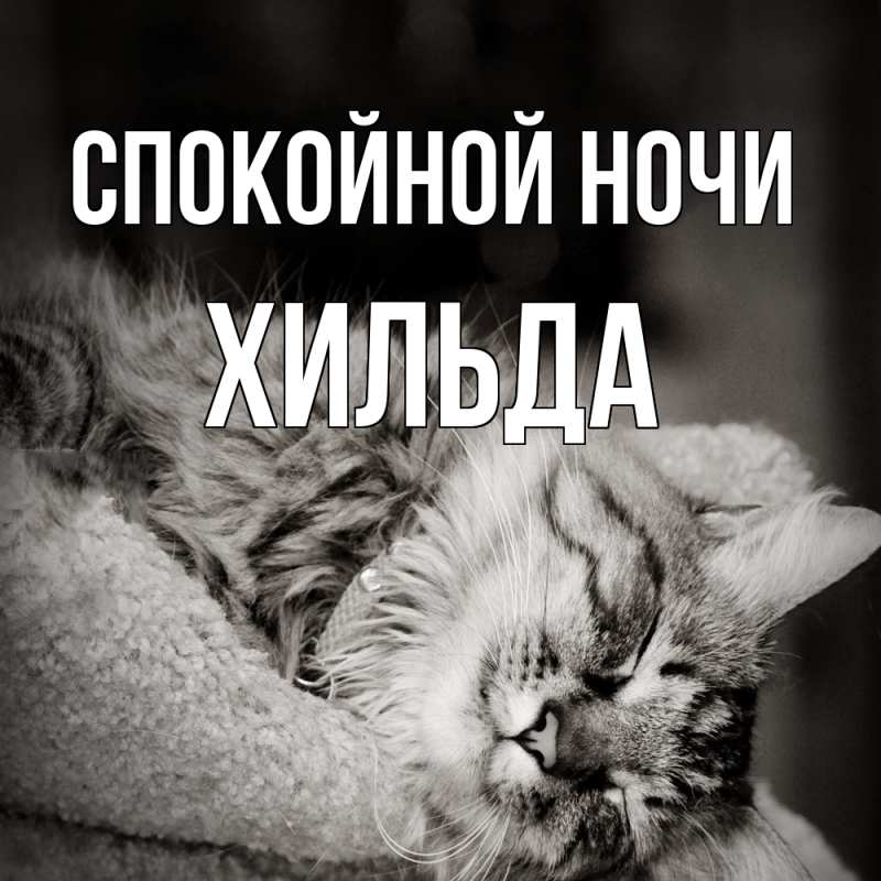 Картинка Спокойной ночи, Хильда