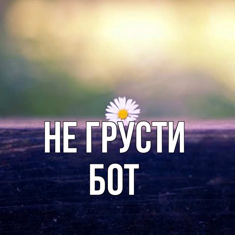 Картинка Не грусти, Бот