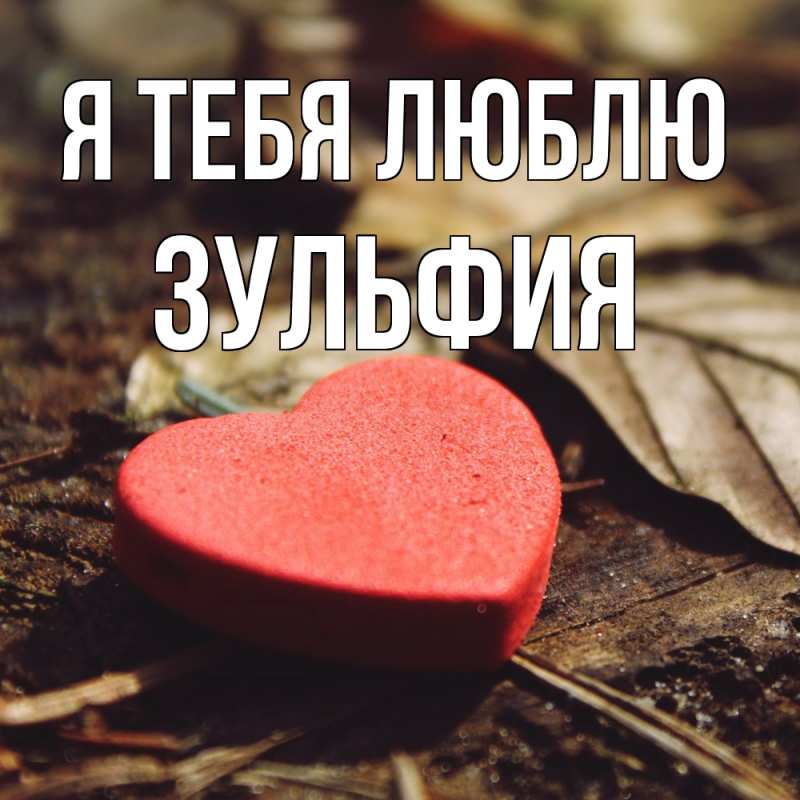 Картинка Я тебя люблю, Зульфия