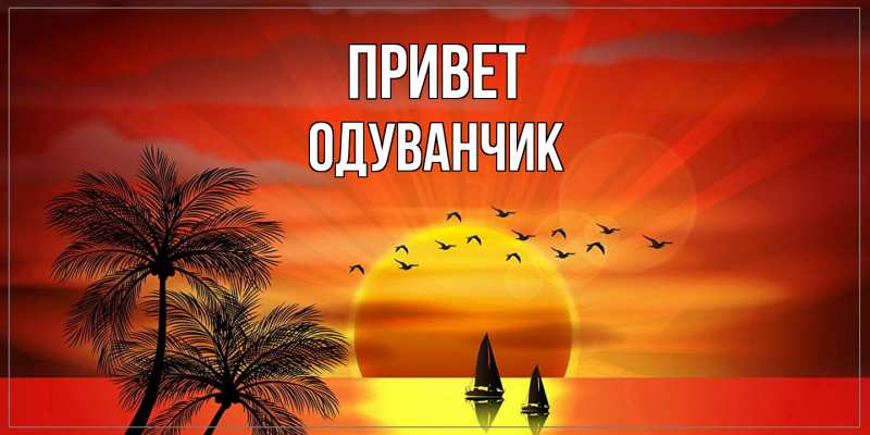 Картинка Привет, Одуванчик