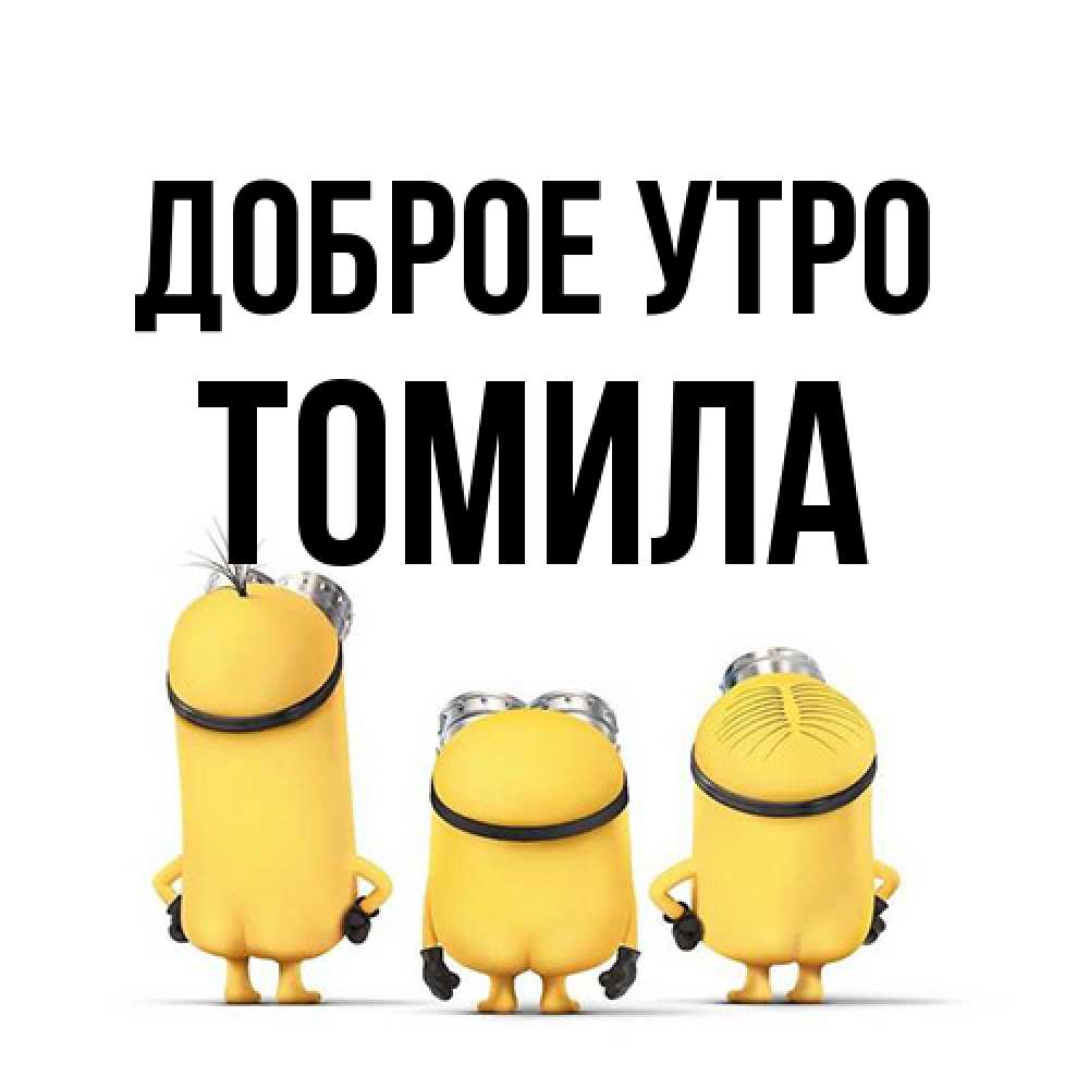 Открытка на каждый день с именем, Томила Доброе утро подписать открытку онлайн бесплатно Прикольная открытка с пожеланием онлайн скачать бесплатно 