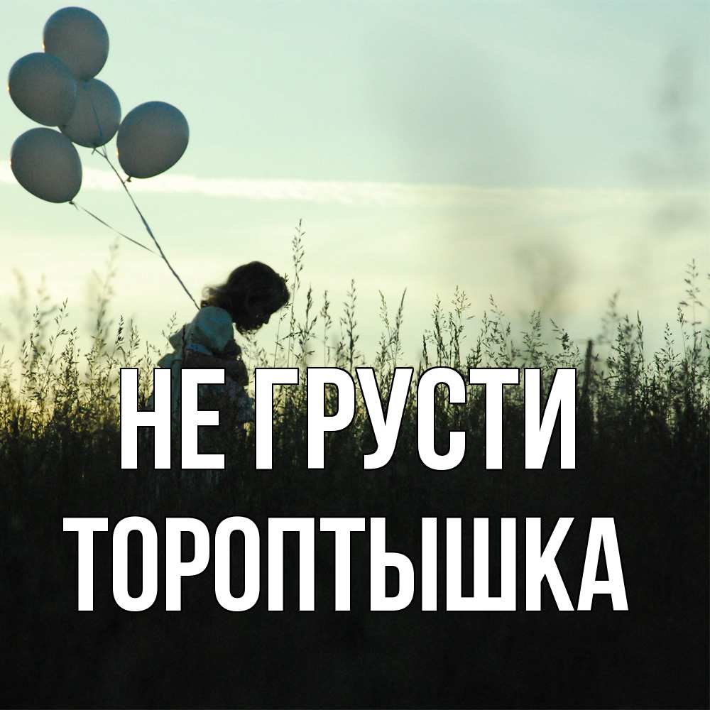 Открытка на каждый день с именем, Тороптышка Не грусти ребенок Прикольная открытка с пожеланием онлайн скачать бесплатно 