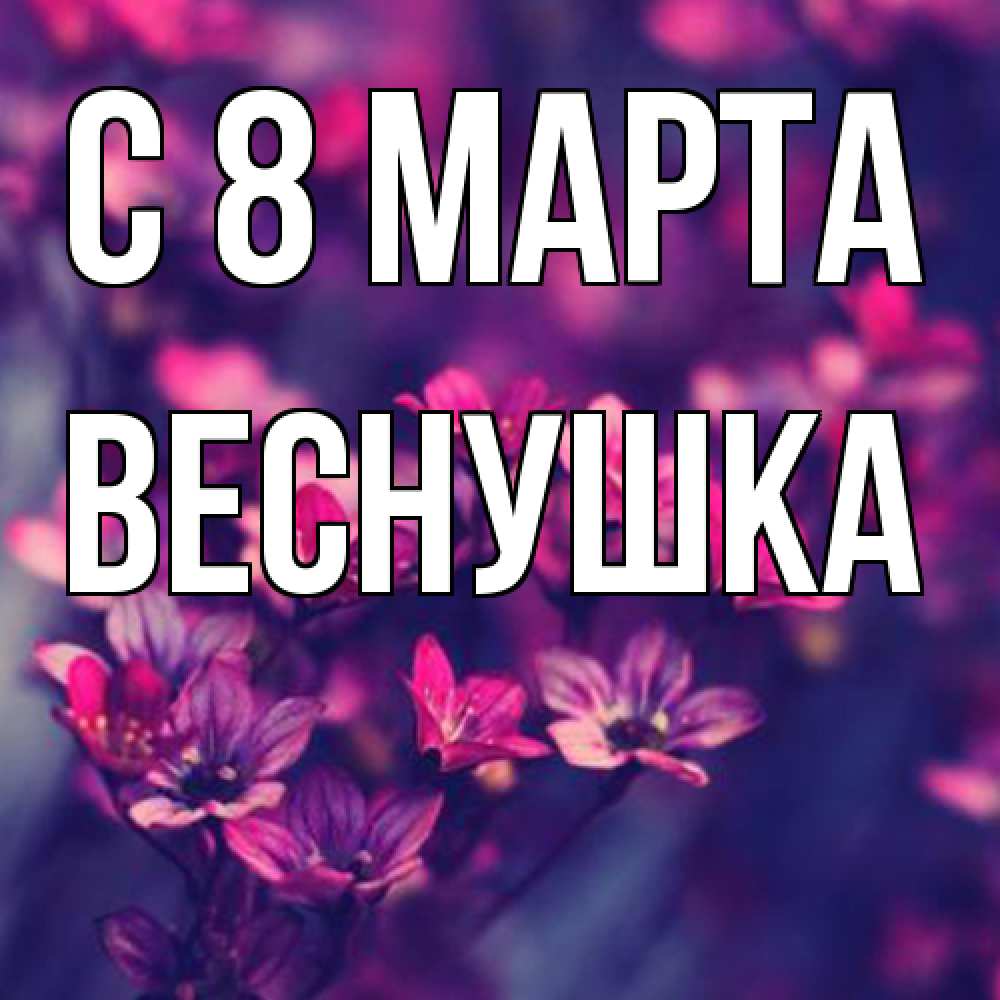 Открытка на каждый день с именем, веснушка C 8 МАРТА небольшие цветы 1 Прикольная открытка с пожеланием онлайн скачать бесплатно 