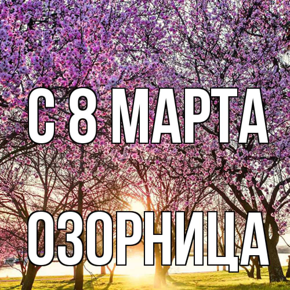 Открытка на каждый день с именем, Озорница C 8 МАРТА международный женский день Прикольная открытка с пожеланием онлайн скачать бесплатно 