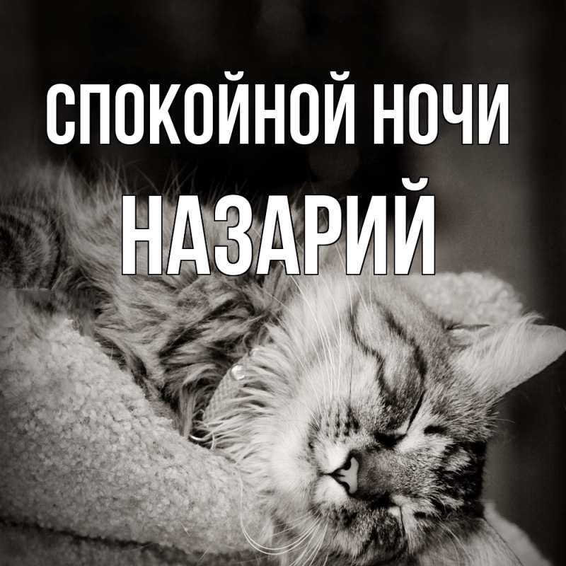 Картинка Спокойной ночи, Назарий