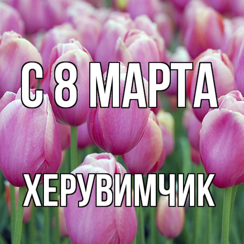 Картинка C 8 МАРТА, херувимчик