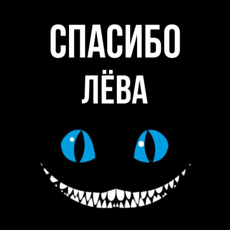 Картинка Спасибо, Лёва