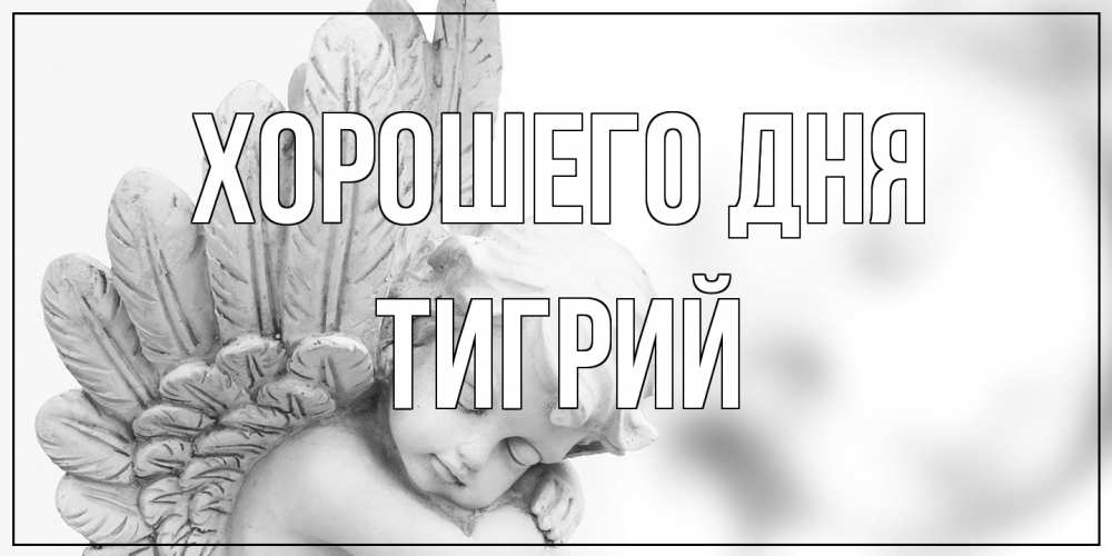 Открытка на каждый день с именем, Тигрий Хорошего дня открытка с ангелом на каждый день Прикольная открытка с пожеланием онлайн скачать бесплатно 