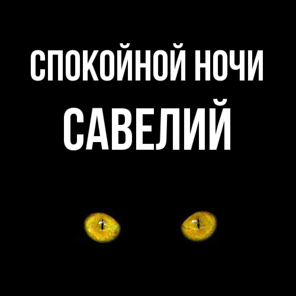 Открытка на каждый день с именем, Савелий Спокойной ночи сладких снов бесстрашный мой дружочек Прикольная открытка с пожеланием онлайн скачать бесплатно 