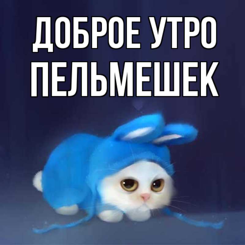 Картинка Доброе утро, пельмешек