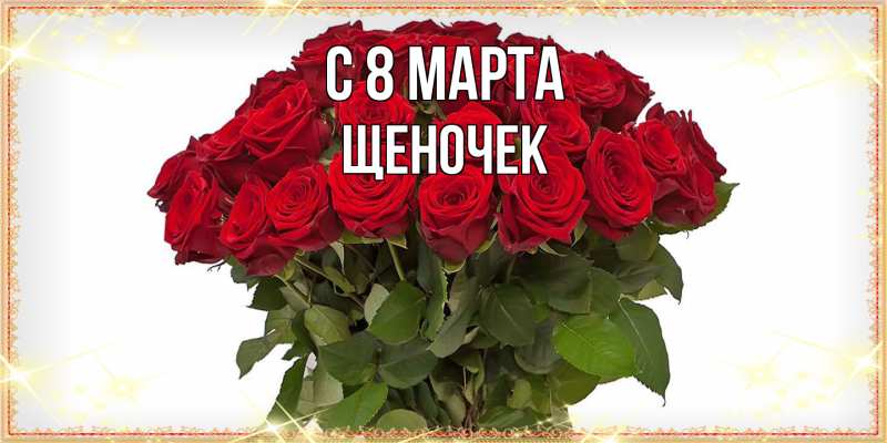 Картинка C 8 МАРТА, Щеночек