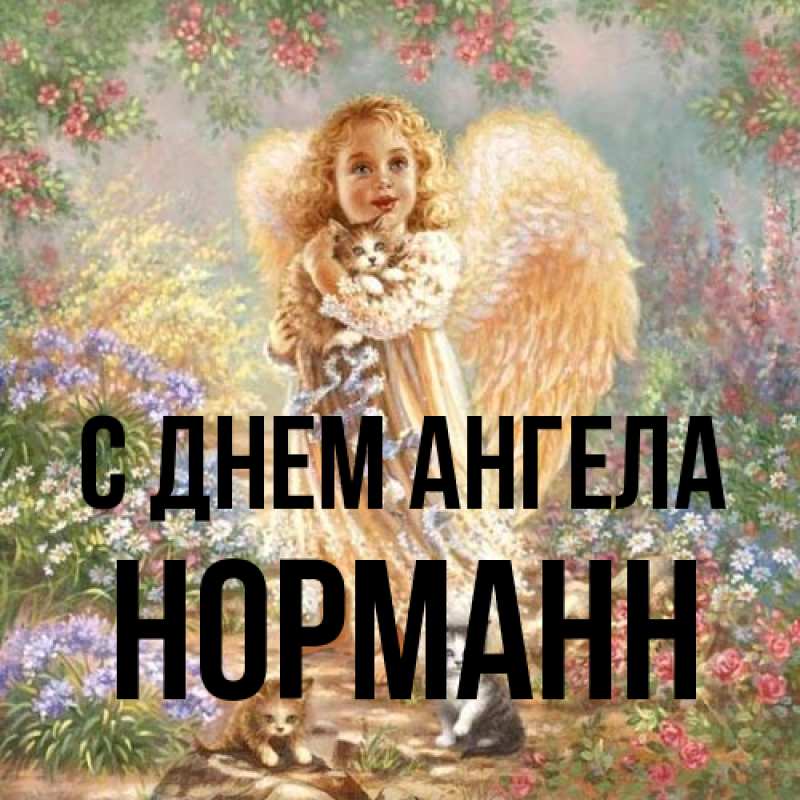 Картинка С днем ангела, Норманн