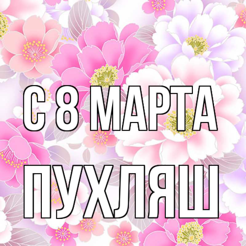 Картинка C 8 МАРТА, пухляш