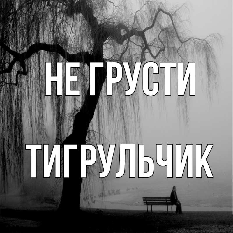 Картинка Не грусти, Тигpульчик