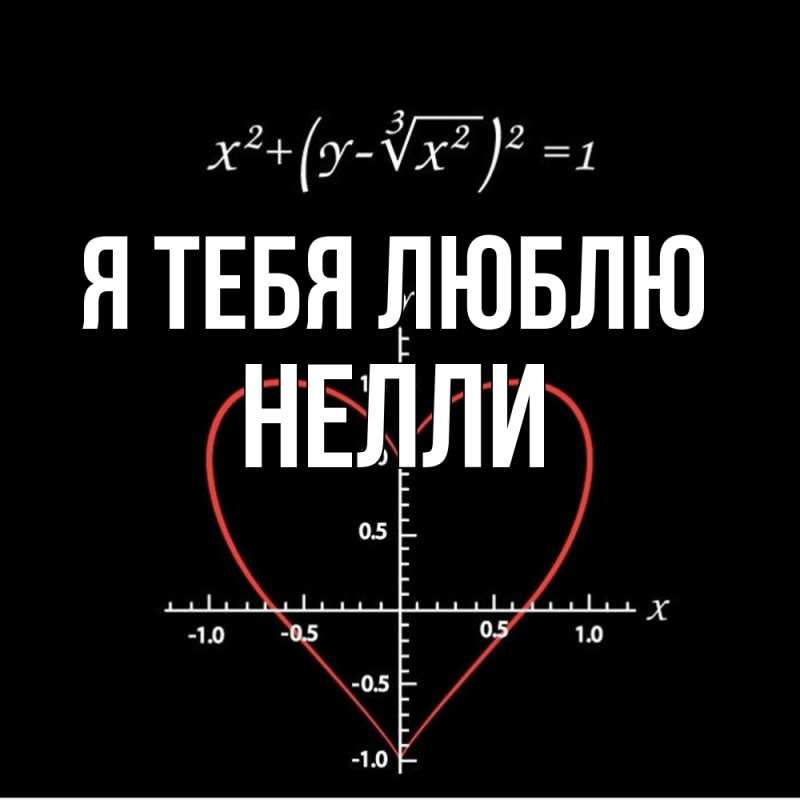 Картинка Я тебя люблю, Нелли