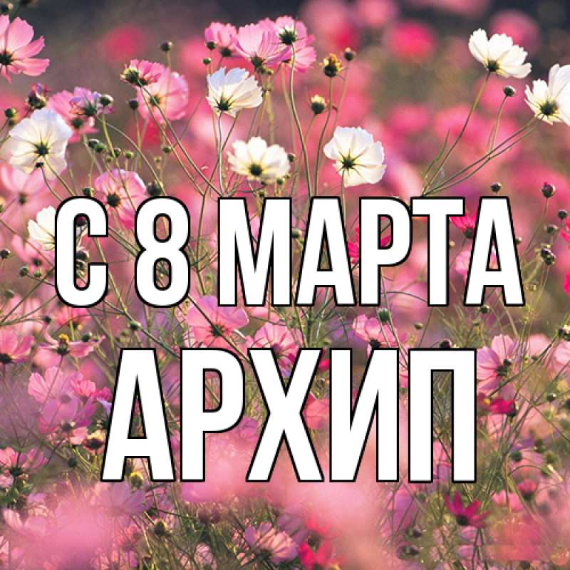 Картинка C 8 МАРТА, Архип