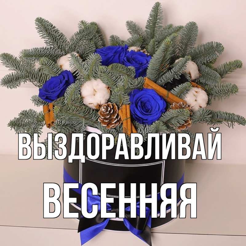 Картинка Выздоравливай, Весенняя