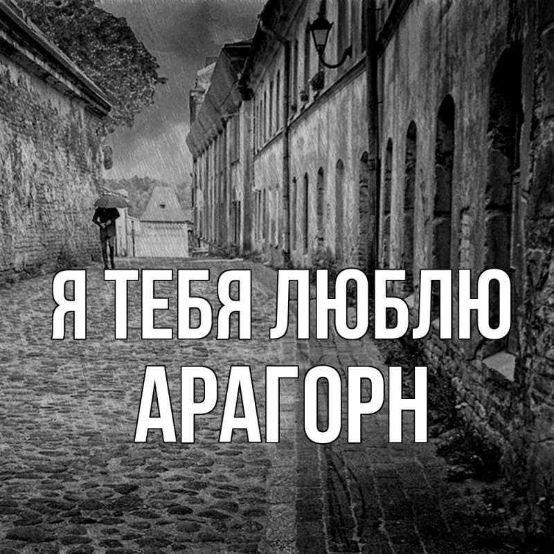 Картинка Я тебя люблю, Арагорн