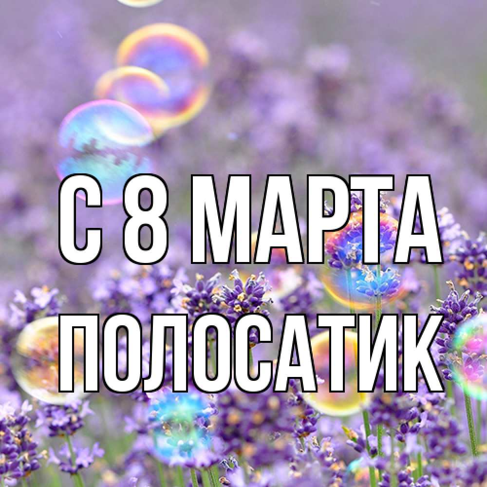 Открытка на каждый день с именем, полосатик C 8 МАРТА цветы Прикольная открытка с пожеланием онлайн скачать бесплатно 