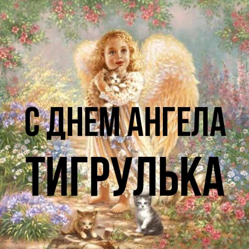 Картинка С днем ангела, тигрулька