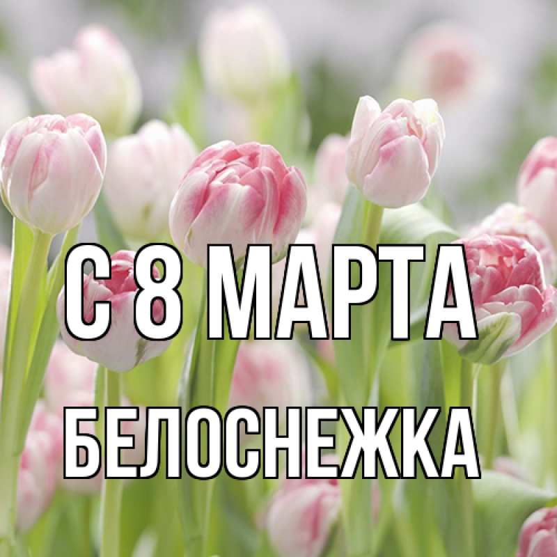 Картинка C 8 МАРТА, Белоснежка