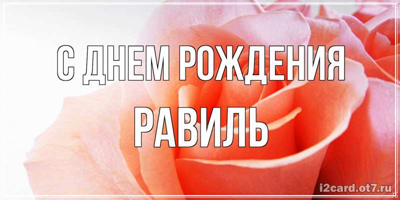 Картинка С днем рождения, Равиль