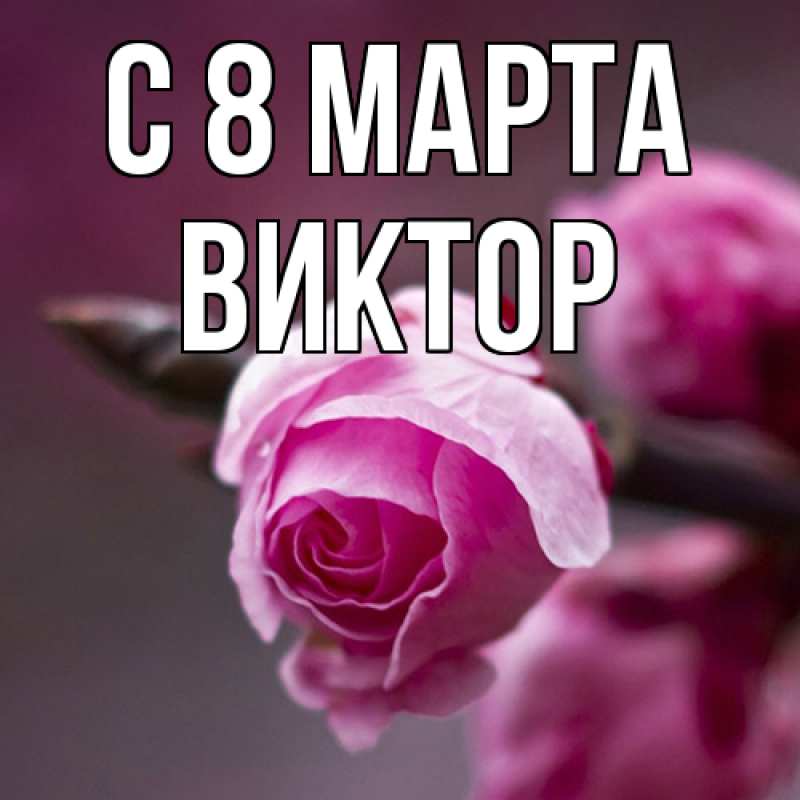 Картинка C 8 МАРТА, Виктор
