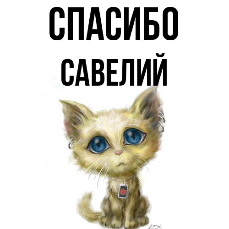 Картинка Спасибо, Савелий