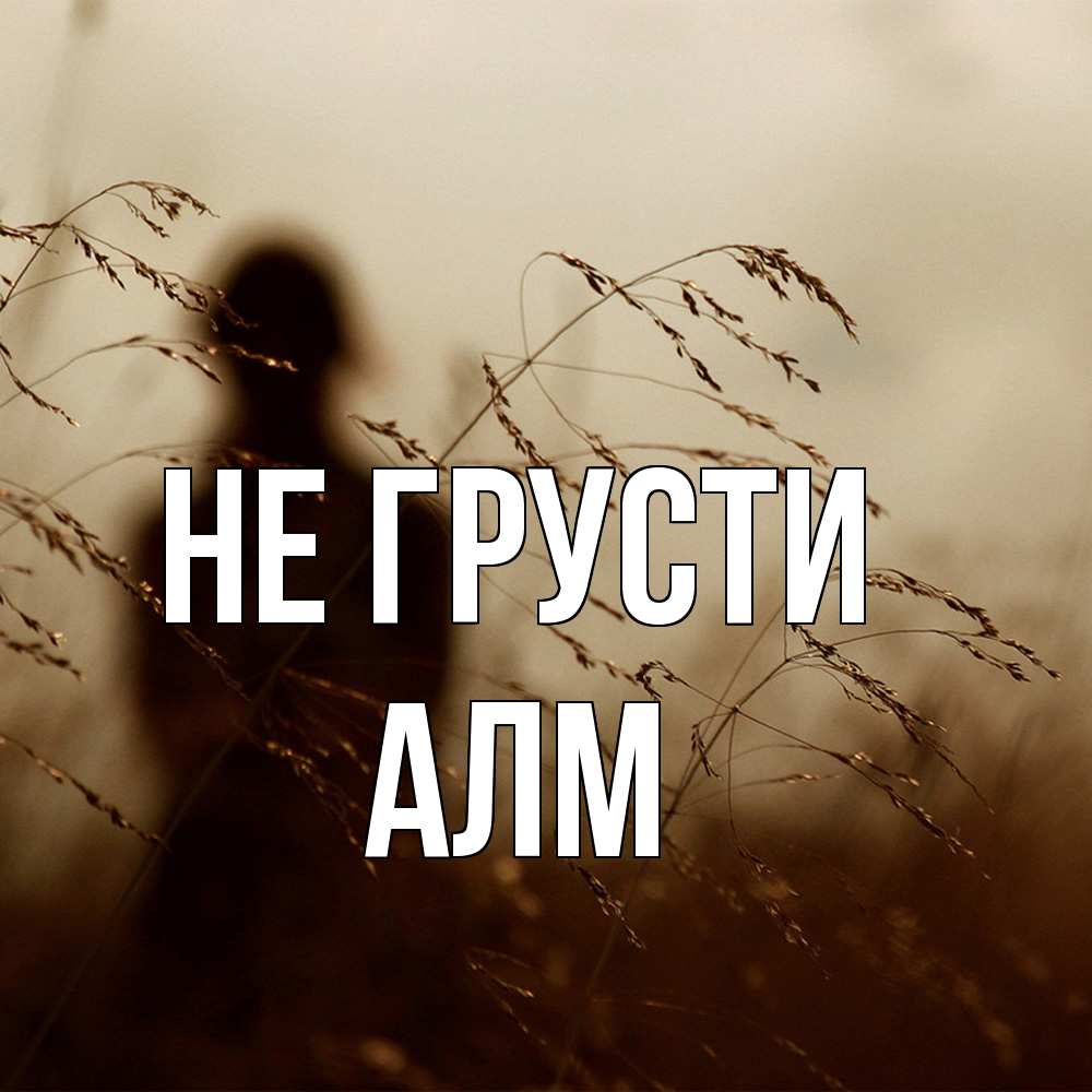 Открытка на каждый день с именем, Алм Не грусти грусть Прикольная открытка с пожеланием онлайн скачать бесплатно 