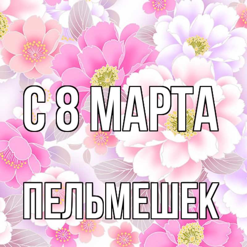 Картинка C 8 МАРТА, пельмешек