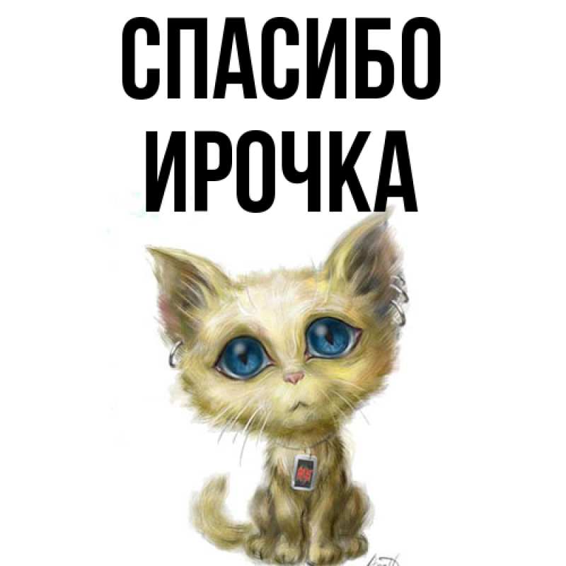 Картинка Спасибо, Ирочка