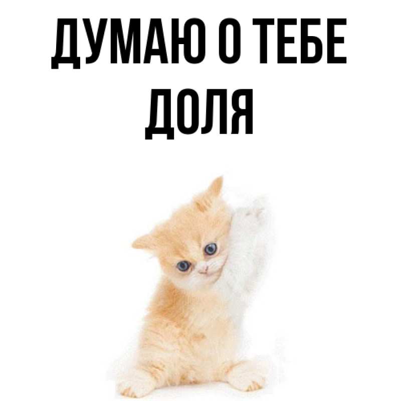 Картинка Думаю о тебе, Доля