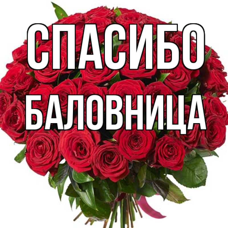 Картинка Спасибо, Баловница