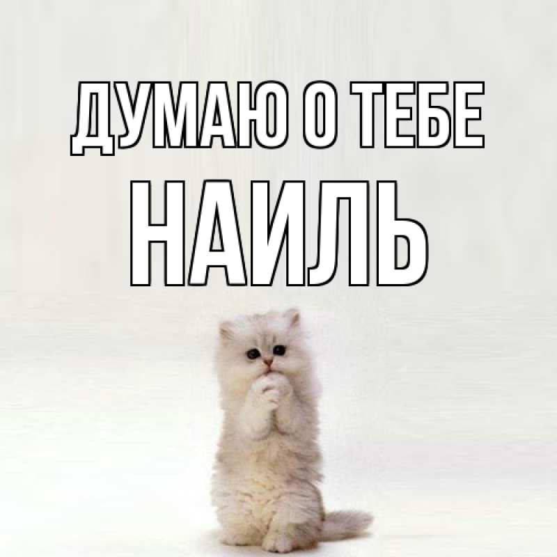 Картинка Думаю о тебе, Наиль