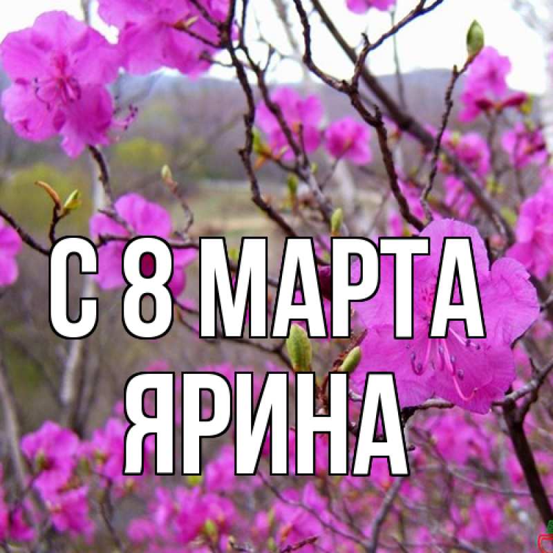 Картинка C 8 МАРТА, Ярина