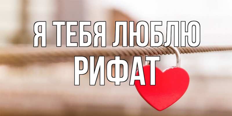 Картинка Я тебя люблю, Рифат