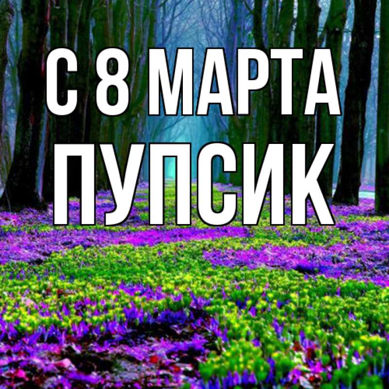Картинка C 8 МАРТА, пупсик