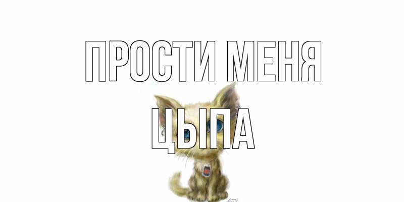 Картинка Прости меня, Цыпа