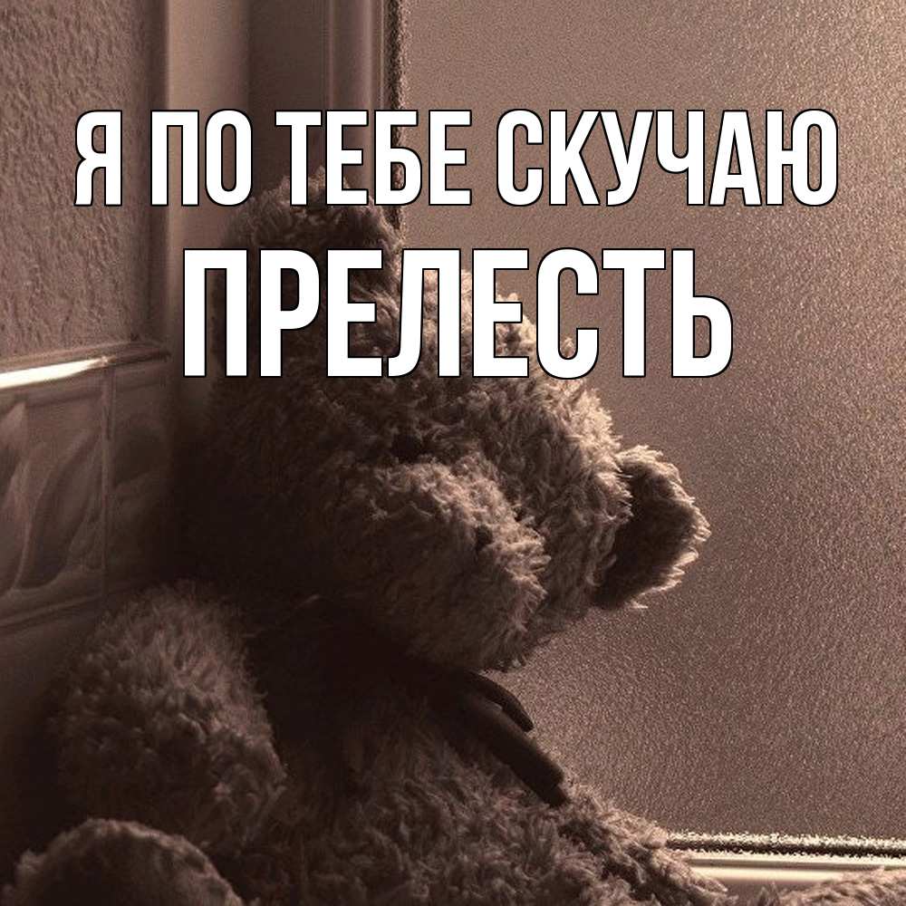 Открытка на каждый день с именем, прелесть Я по тебе скучаю скучаем тут Прикольная открытка с пожеланием онлайн скачать бесплатно 