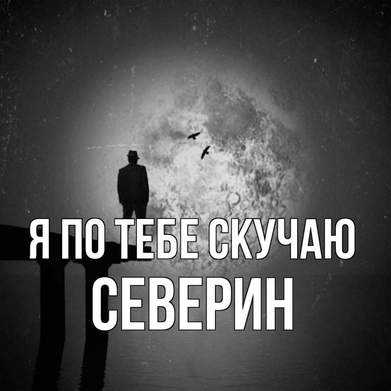 Картинка Я по тебе скучаю, Северин