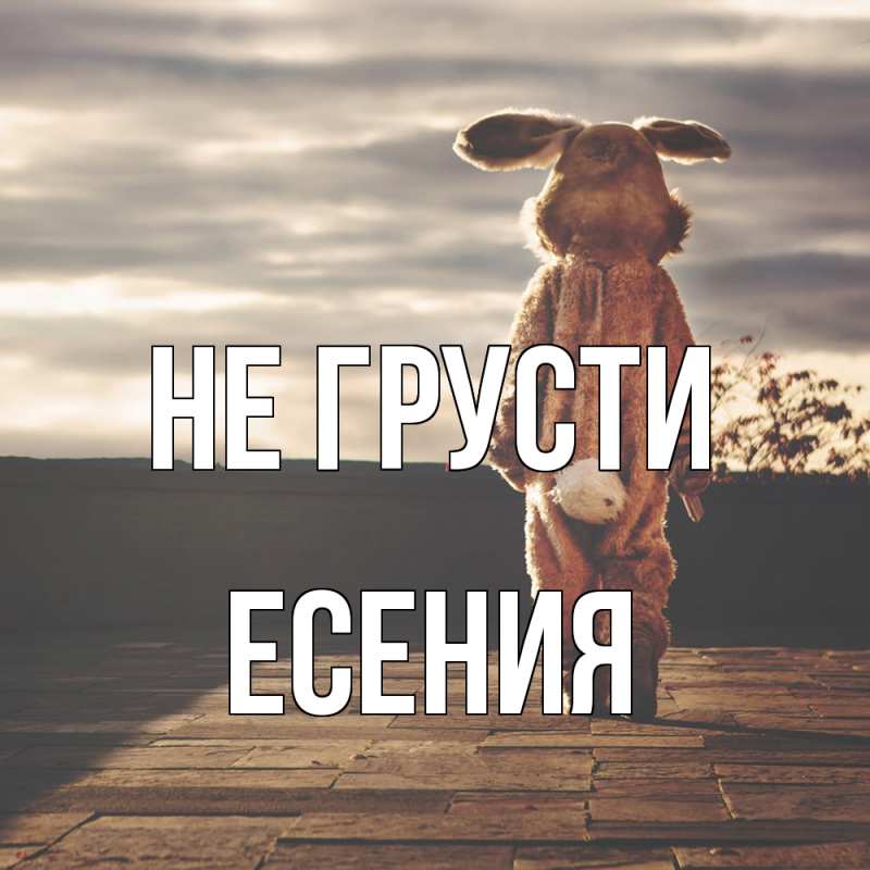 Картинка Не грусти, Есения