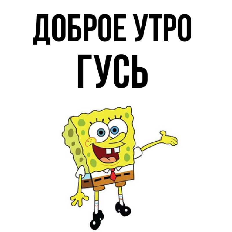 Картинка Доброе утро, Гусь