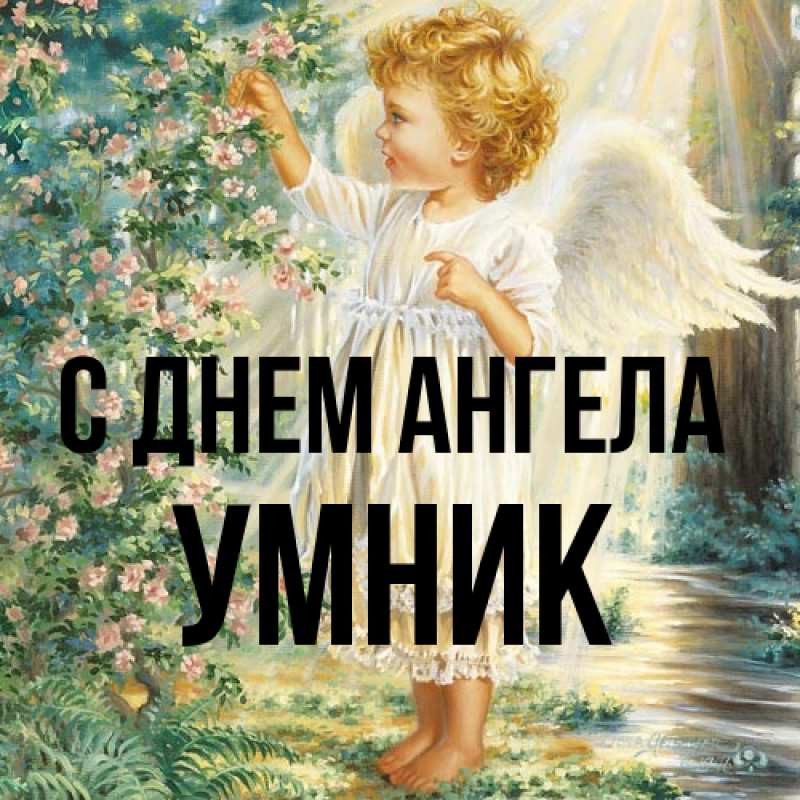 Картинка С днем ангела, Умник
