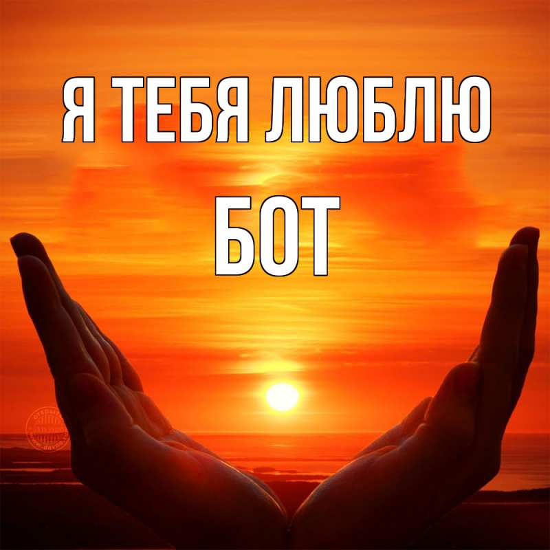 Картинка Я тебя люблю, Бот