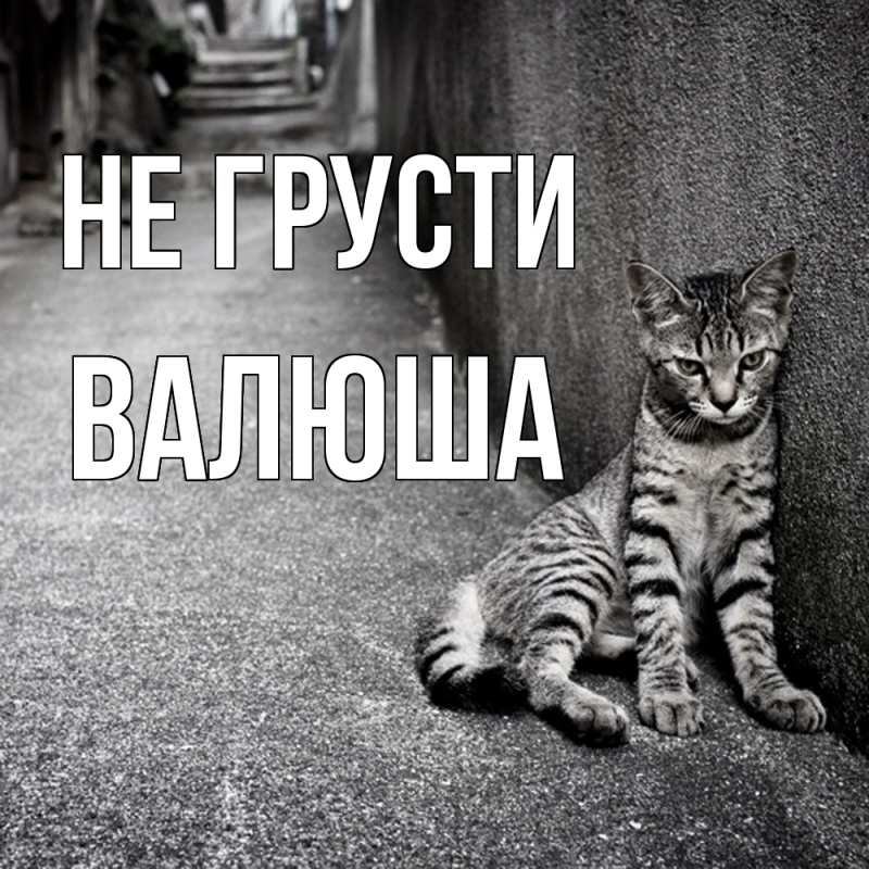 Картинка Не грусти, Валюша